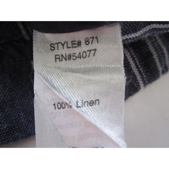 Women's Cabi Stripe 2 Button 100% Linen Jacket Size 8 (WJ19) - Picture 6 of 7